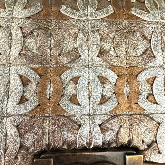 Chanel Small CC Cutout Boy Bag Bronze Gold Metallic Series 20 Authentic CoA - Picture 4 of 13